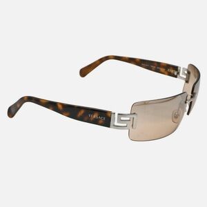 Versace Vintage Logo Sunglasses in Brown Hue